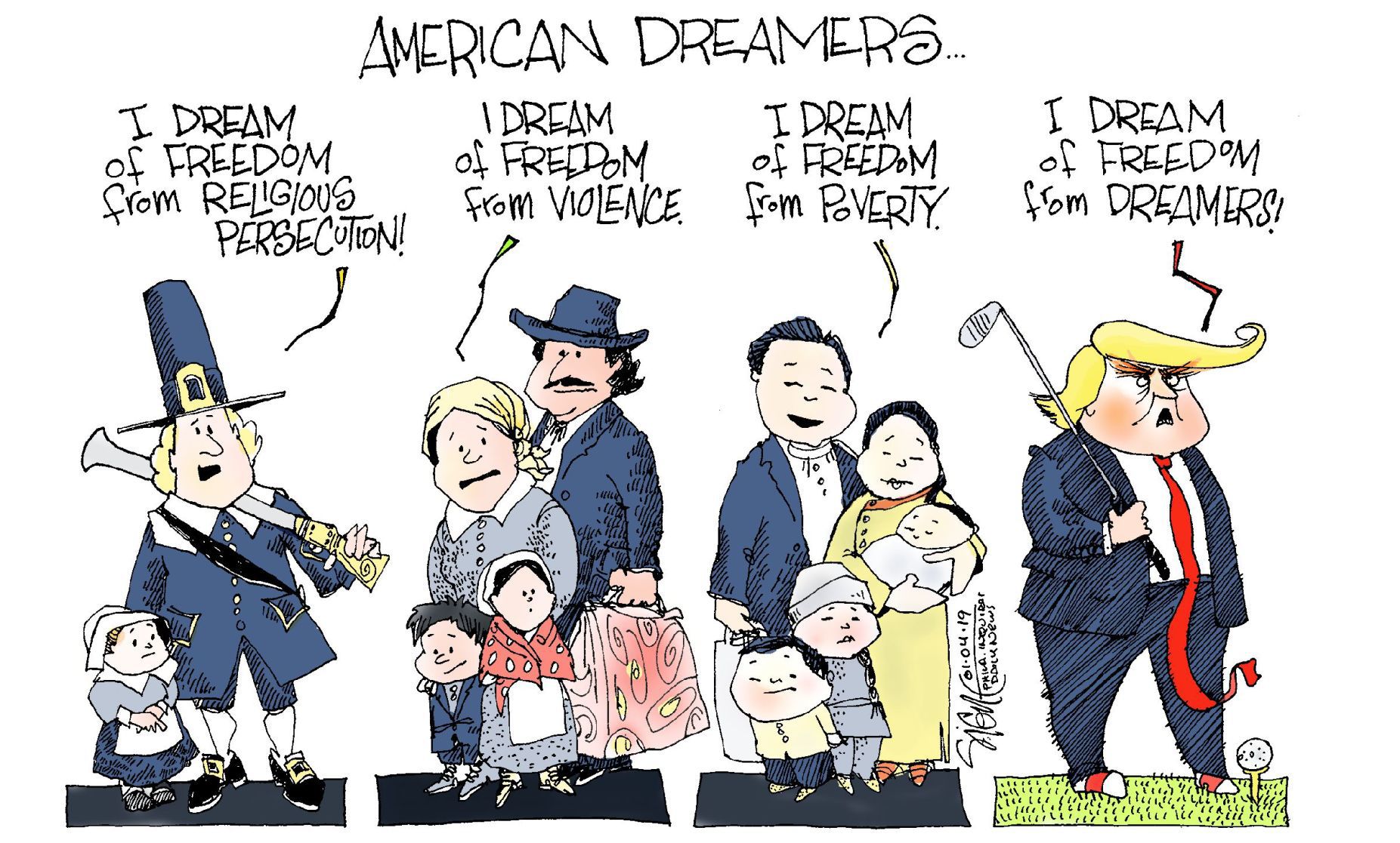 Signe Wilkinson cartoon